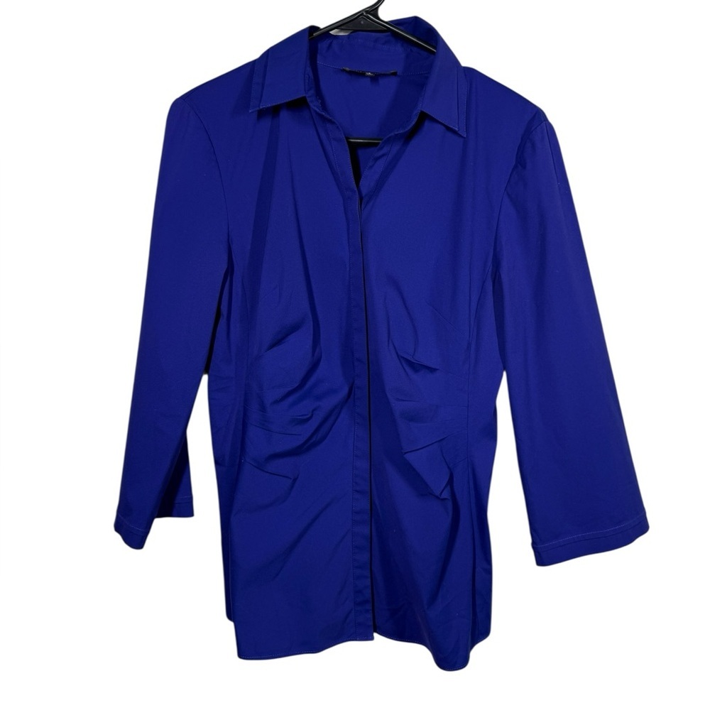 Lafayette 148 Button Front Casual Top